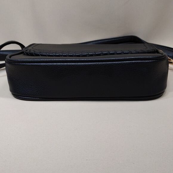 NWOT Elegant Faux Leather Fringe Casual Cute Black Crossbody Bag Purse - Picture 10 of 12